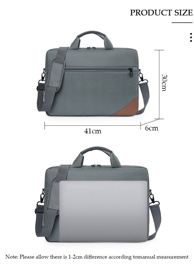 DUNISO 15.6 Inch Laptop Bag Lightweight Computer Bag Travel Business Handbag Briefcase Water Resistance Shoulder Messenger Bag for Men and Women Work Office - Image 2