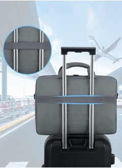 DUNISO 15.6 Inch Laptop Bag Lightweight Computer Bag Travel Business Handbag Briefcase Water Resistance Shoulder Messenger Bag for Men and Women Work Office  - Image 5