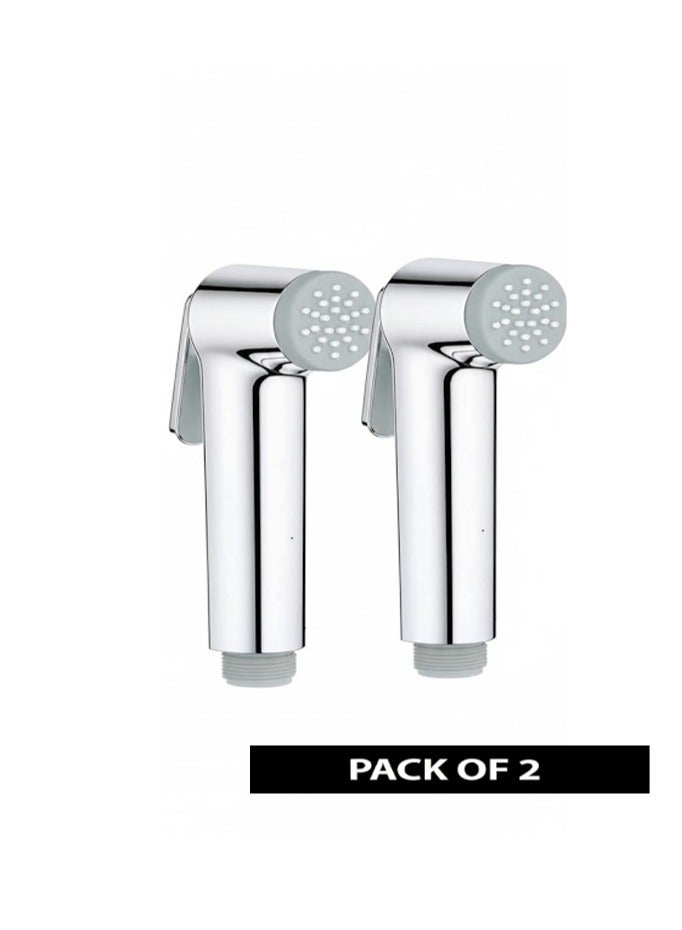Royal Apex Bidet Spray Head | Shattaf, Hand Held Solid Brass Chrome Bidet Toilet Sprayer Bathroom Hand Shower For Personal And Feminine Hygiene, Clean Around The Toilet (Pack Of 2) - Image 1