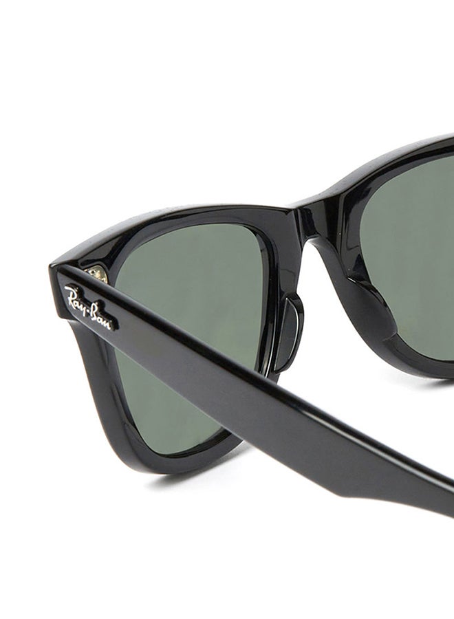 Ray-Ban Unisex Full Rim Wayfarer Sunglasses - RB2140 901 50 - Lens Size: 50 mm - Black - Image 3