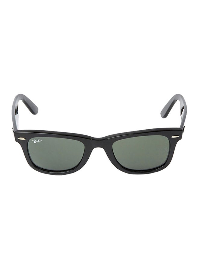 Ray-Ban Unisex Full Rim Wayfarer Sunglasses - RB2140 901 50 - Lens Size: 50 mm - Black - Image 1