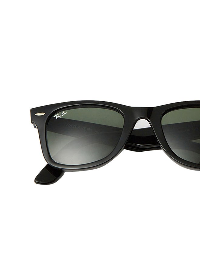 Ray-Ban Unisex Full Rim Wayfarer Sunglasses - RB2140 901 50 - Lens Size: 50 mm - Black - Image 5