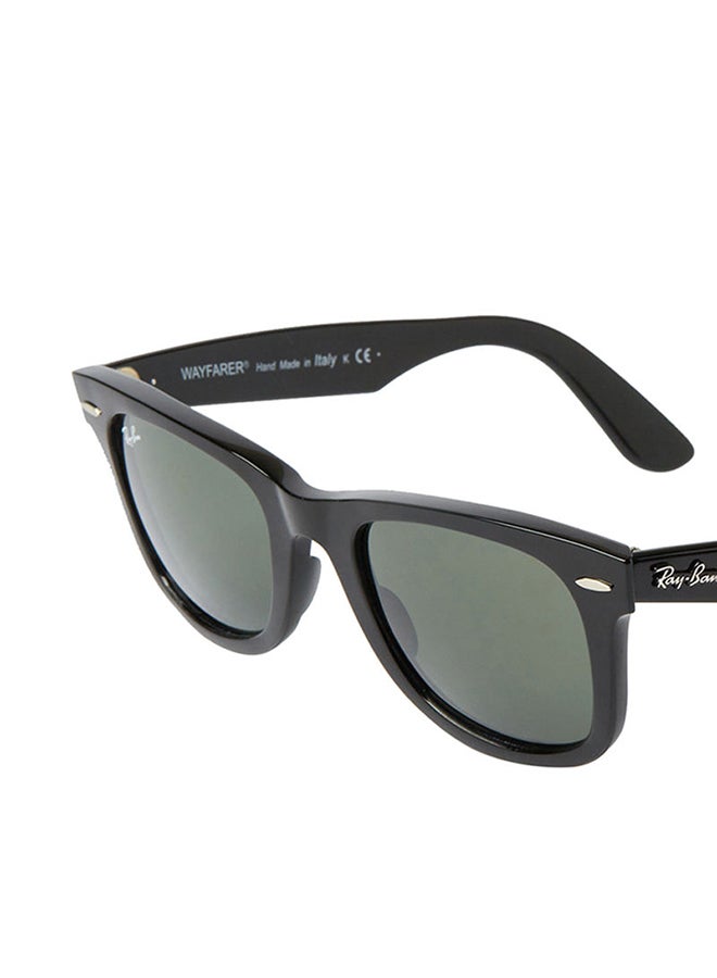 Ray-Ban Unisex Full Rim Wayfarer Sunglasses - RB2140 901 50 - Lens Size: 50 mm - Black - Image 4