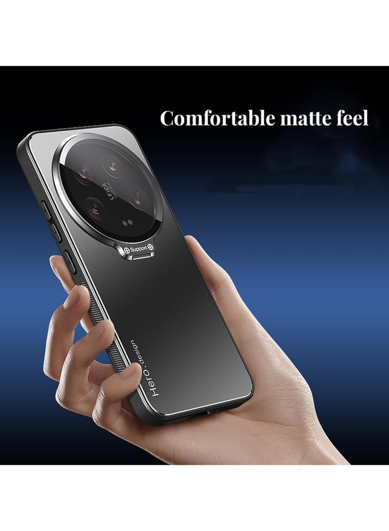 Case for Xiaomi 14 Ultra, Slim Shell Film Integrated Phone Case with stand, PC Hard Cover for Xiaomi 14 Ultra - Image 2