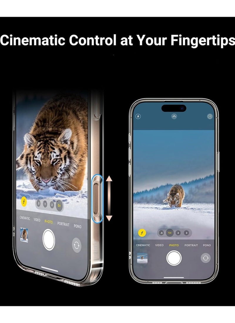 Techie - Apple iPhone 16 Pro Max Case and Screen Protector Combo Pack - Clear Case with MagSafe with HD Tempered Glass Screen Protector - Image 1