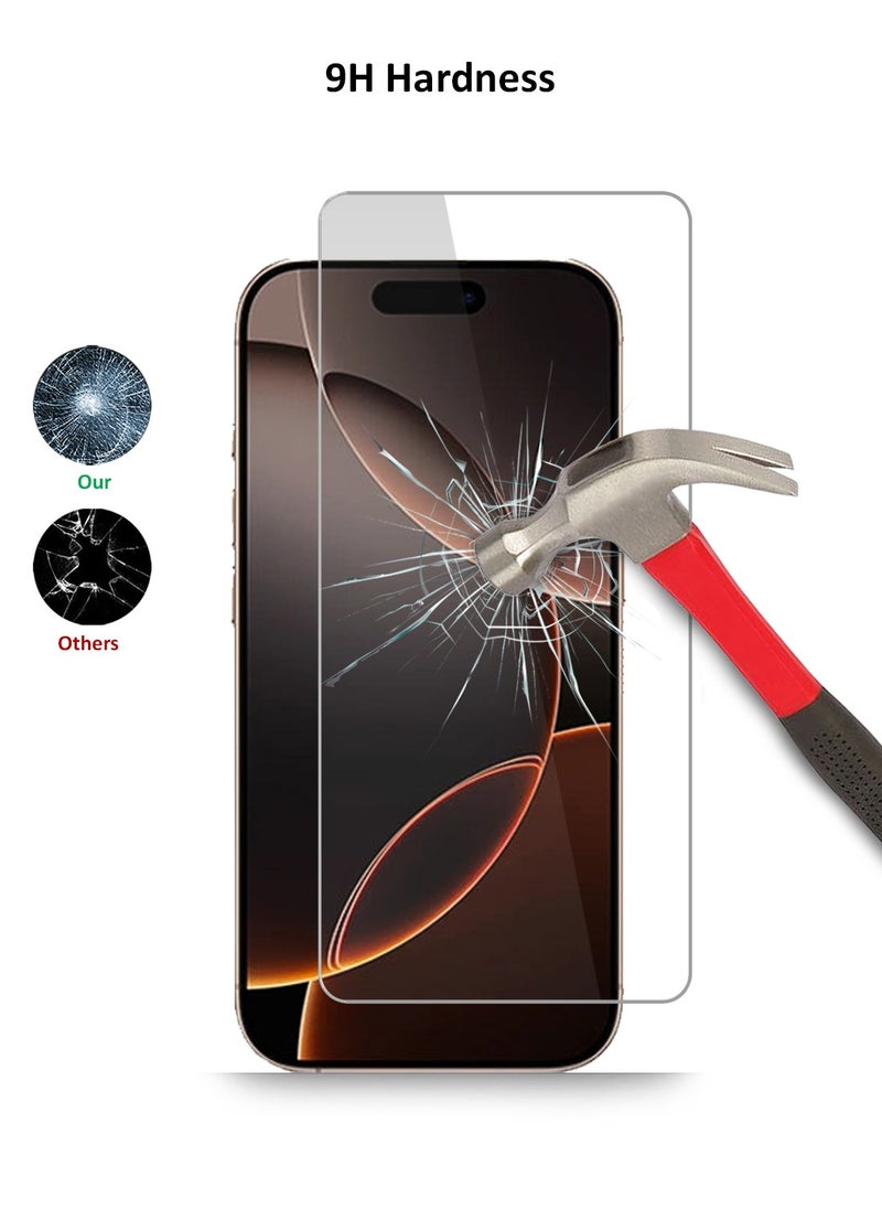 Techie - Apple iPhone 16 Pro Max Case and Screen Protector Combo Pack - Clear Case with MagSafe with HD Tempered Glass Screen Protector - Image 1