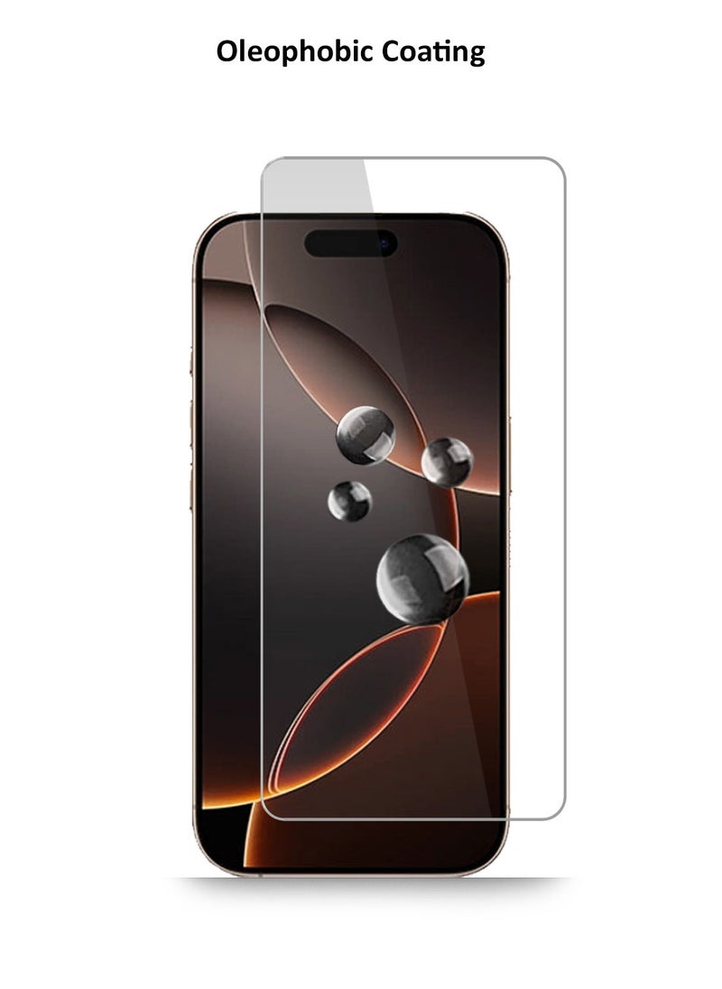 Techie - Apple iPhone 16 Pro Max Case and Screen Protector Combo Pack - Clear Case with MagSafe with HD Tempered Glass Screen Protector - Image 1