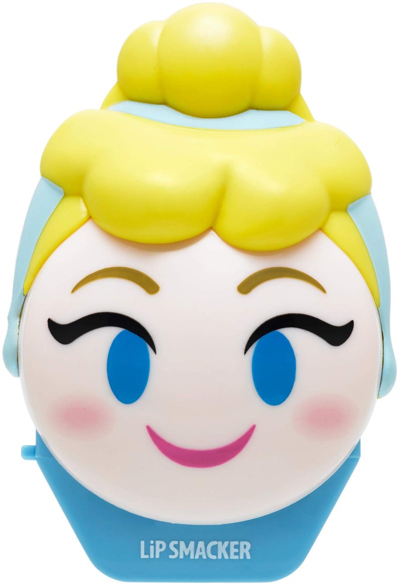 Lip Smacker Disney Cinderella Emoji Lip Balm Flavored, Bibbity Bobbity Berry, Clear, For Kids - Image 1