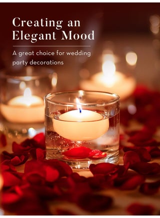 20 Pack White Floating Candles 2 Inch, Unscented Long Burning 5-6 Hours Floating Discs for Centerpieces Wedding Party Pool Holiday Home Romantic Decor (White) - view 5
