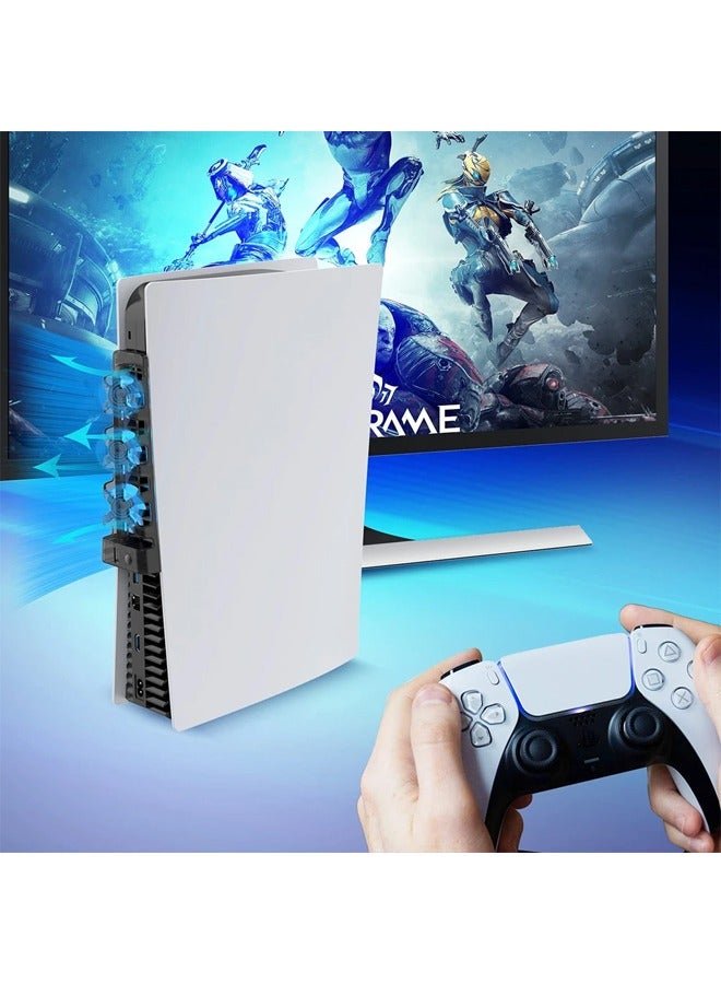 Loquat PS5 Accessories Cooling Fan with LED Light for Playstation 5 Both Disc and Digital Editions Gaming Accessories Cooling System - Image 4