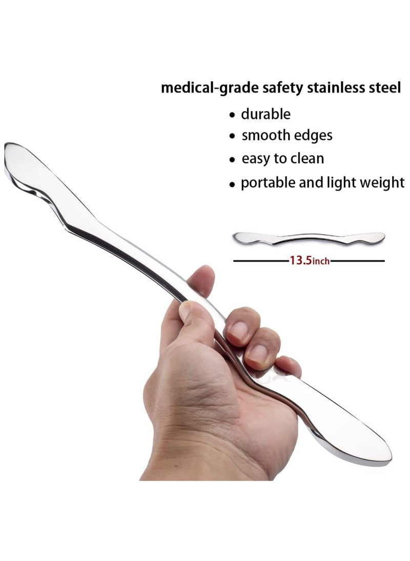Ru syanl - Gua Sha Scraping Massage Tool Long Pole Tool for Large Muscles Great Soft Tissue Mobilization Tool 13.5 inch Long - Image 1
