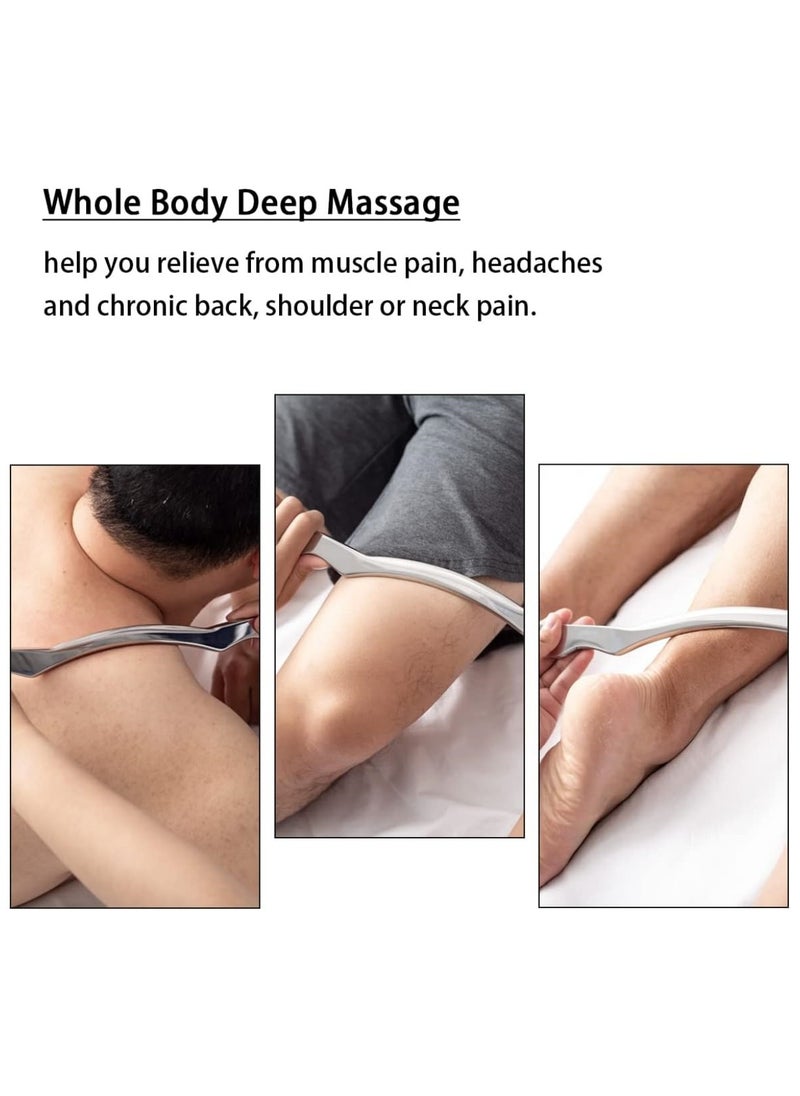 Ru syanl - Gua Sha Scraping Massage Tool Long Pole Tool for Large Muscles Great Soft Tissue Mobilization Tool 13.5 inch Long - Image 1