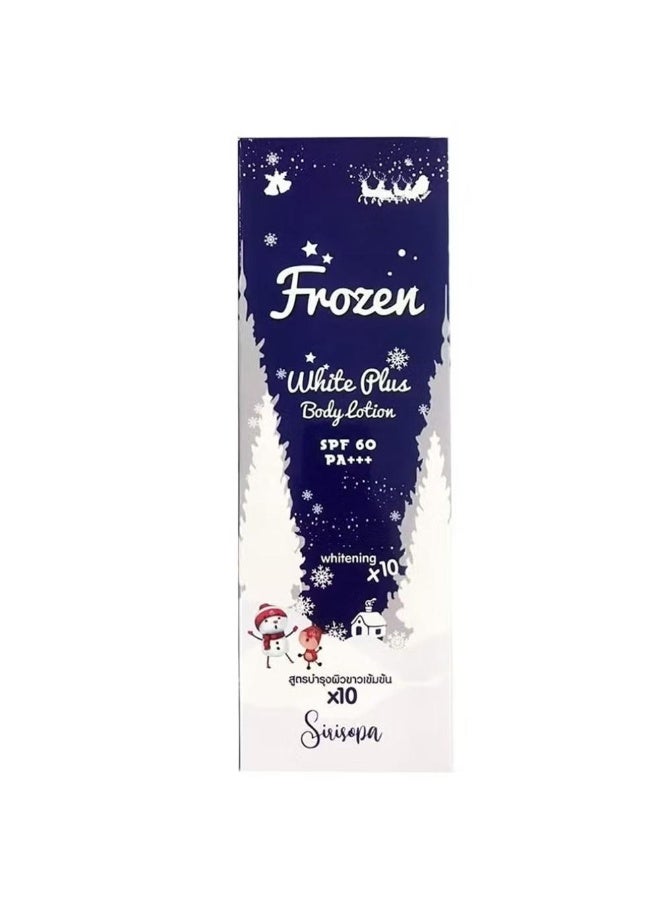 White Plus Body Lotion 500ml  SPF 60 PA+++  Brightening Body Lotion  Deep Moisture & Sun Protection  Fas Absorbing Formula