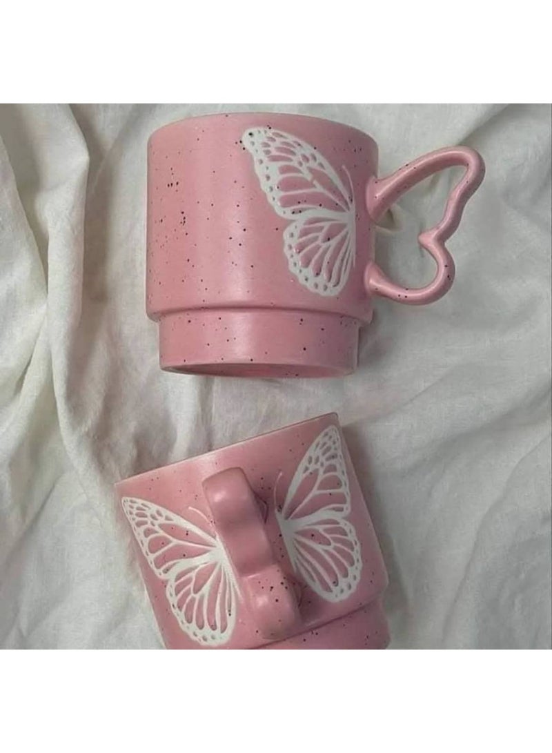 طقم مجات بورسلين مكون من 4 قطع للشاي والقهوة والنسكافيه -  مجات بورسلين - Image 5