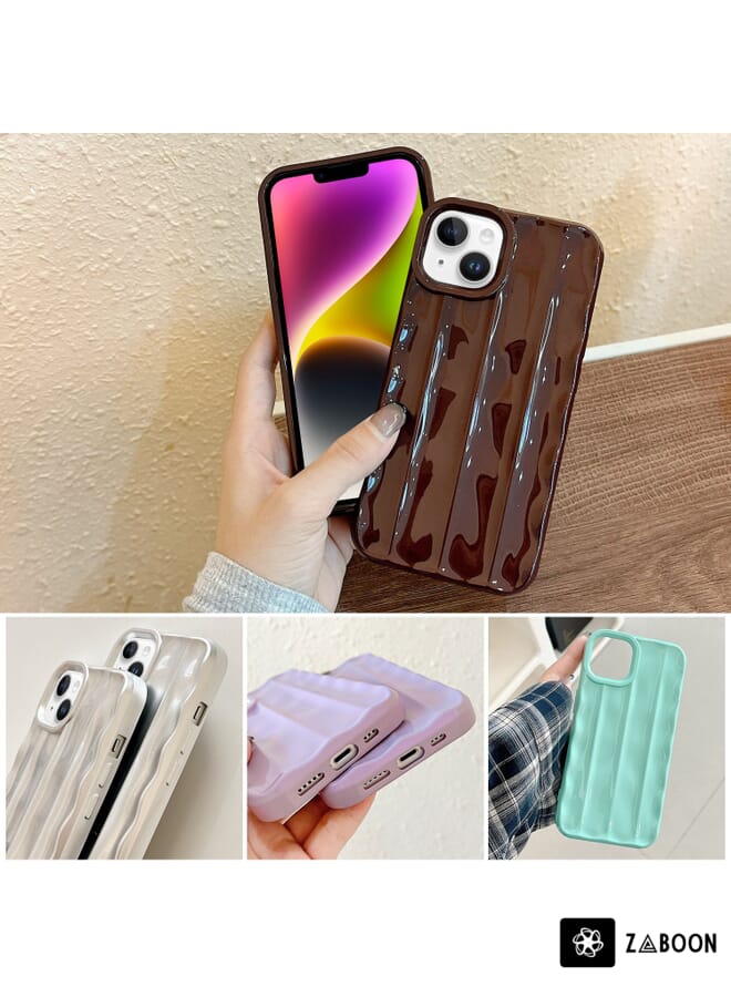Zaboon Protective Case Cover For iPhone 14 Plus  3D Stripe TPU - Image 5