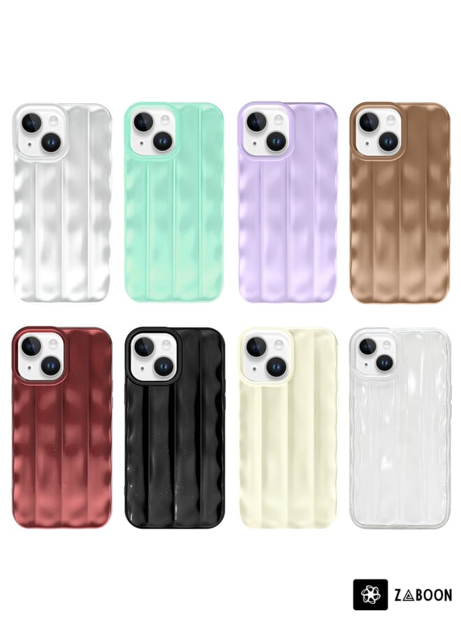Zaboon Protective Case Cover For iPhone 14 Plus  3D Stripe TPU - Image 2
