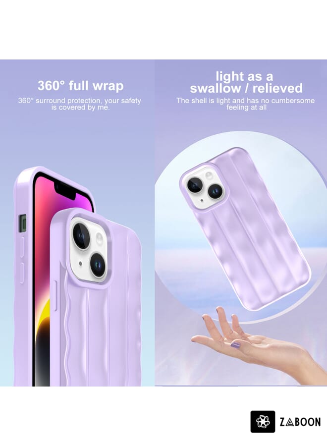 Zaboon Protective Case Cover For iPhone 14 Plus  3D Stripe TPU - Image 4