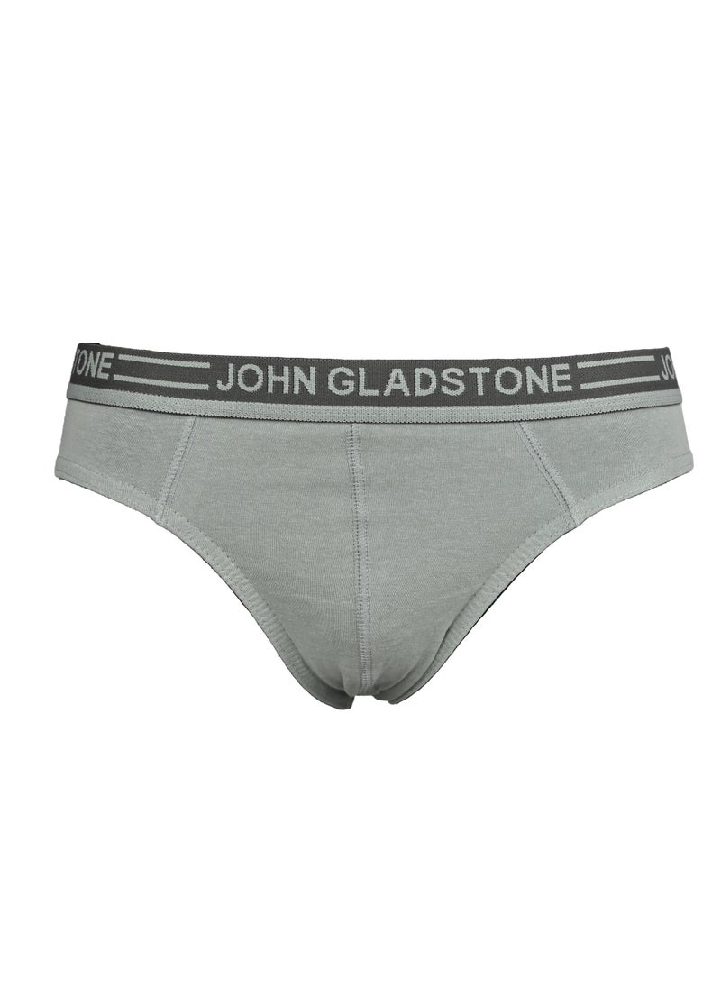 John Gladstone - John Gladstone Men's Cotton Outer Elastic Brief - 3 Pack - Image 1