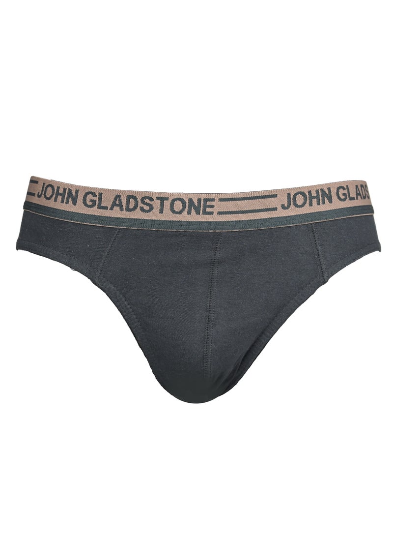 John Gladstone - John Gladstone Men's Cotton Outer Elastic Brief - 3 Pack - Image 1