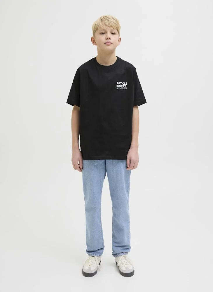 Jack & Jones Junior Kids Logo Crew Neck T-Shirt