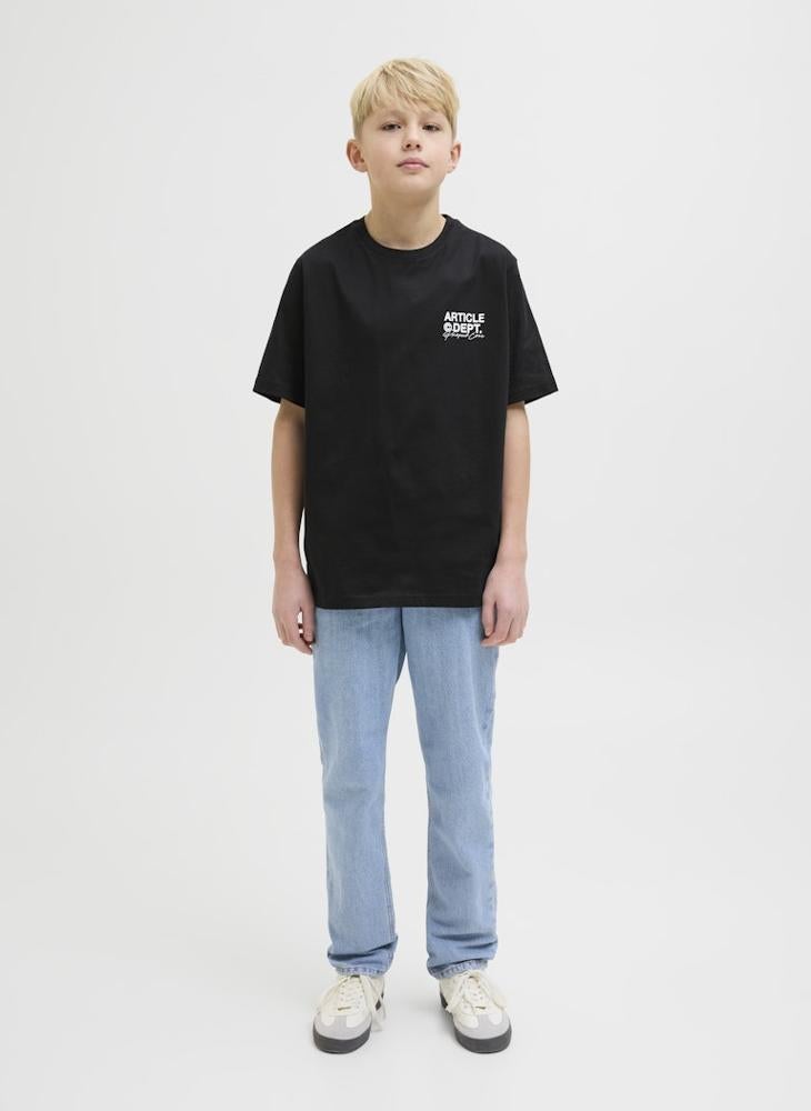 Jack & Jones Junior - Kids Logo Crew Neck T-Shirt - Image 1