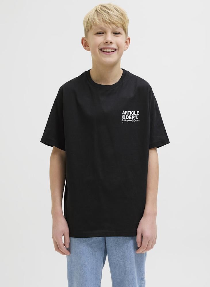 Jack & Jones Junior - Kids Logo Crew Neck T-Shirt - Image 1