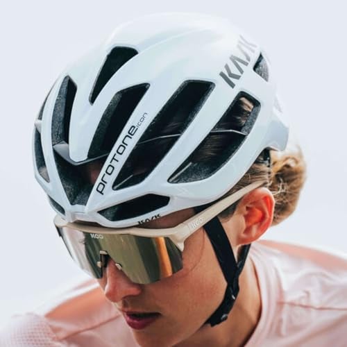 KASK Protone Icon Bike Helmet I Aerodynamic Road Cycling, Mountain Biking & Cyclocross Helmet - White Matt - Small - Image 5