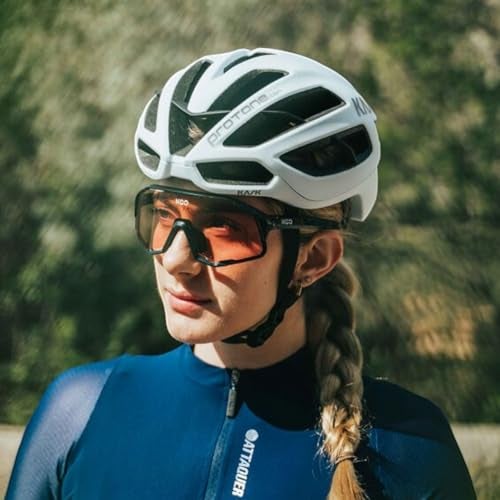 KASK Protone Icon Bike Helmet I Aerodynamic Road Cycling, Mountain Biking & Cyclocross Helmet - White Matt - Small - Image 4