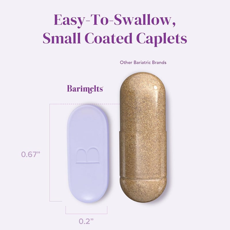 BariMelts Gastro Zen with GastroAD for GLP1 Users and Bariatric Patients  Postbiotics for Heartburn Relief  Gut Health  60 SmoothCoated Caplets 1Month Supply - Image 3