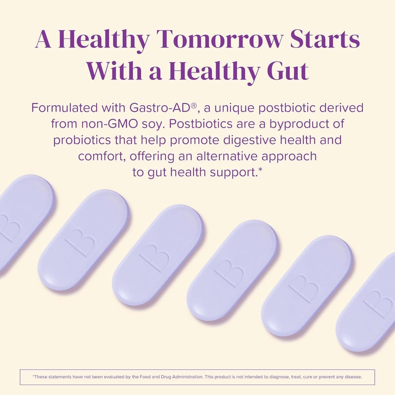 BariMelts Gastro Zen with GastroAD for GLP1 Users and Bariatric Patients  Postbiotics for Heartburn Relief  Gut Health  60 SmoothCoated Caplets 1Month Supply - Image 4