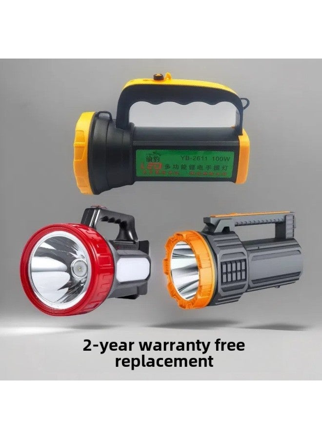 Kang Ming High-power Searchlight Portable Led Long-range Light Security Patrol Emergency Flood Control Fire Flashlight-Colors:Yb-603 Explosion-proof Headlight (strong Light 20h)  - Image 2