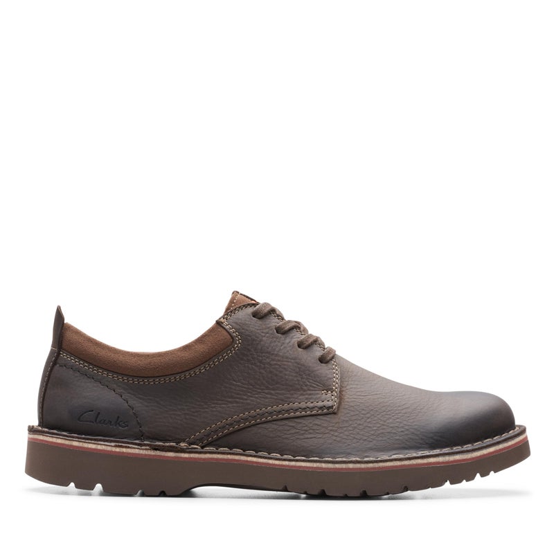 Clarks Collection Men's Eastridge Low Oxford, Dark Brown Leather, 7 Medium US - Image 2