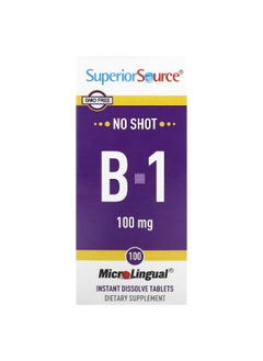 Superior Source Superior Source, B-1, 100 mg, 100 Instant Dissolve Tablets  - Image 1