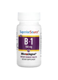 Superior Source Superior Source, B-1, 100 mg, 100 Instant Dissolve Tablets  - Image 3