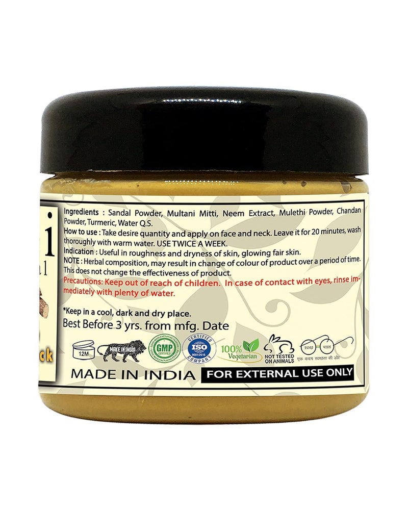 Khadi Natural Herbal Khadi Natural Herbal Combo Of Sandalwood Mulethi Face Mask And Honey Face Wash - Image 3