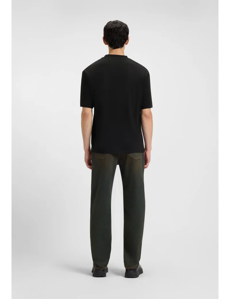 HUGO Cotton-jersey T-shirt with logo print