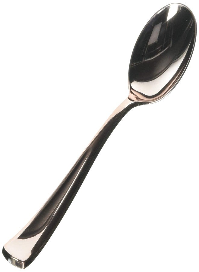 Amscan Luxurious Premium Rose Gold Spoons (Pack of 32) - Elegant Design, Material - Perfect for Upscale Events & Everyday Dining - Image 2