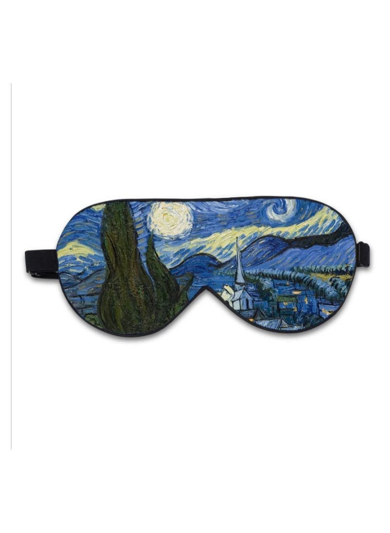 Y&D Silk Sleep Mask, Adjustable Elastic Band for Men and Women, Blackout Eye Cover Ultimate Smooth Breathable Experience, Soft Eyeshade Night Sleeping, Travel, Nap - Image 1
