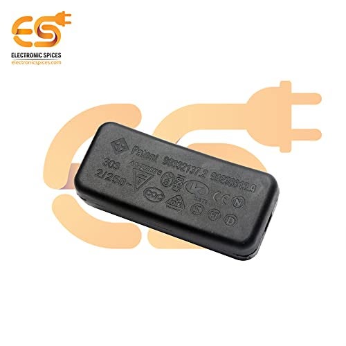 Electronicspices Electronic Spices Black Spst Halfway Rocker Button Inline Switch for Table Lamp Pack of 10pcs - Image 3