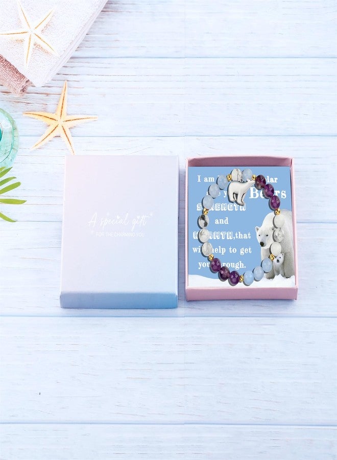 Fullrainbow Sliver Polar Bear Bracelet for Women - Image 2
