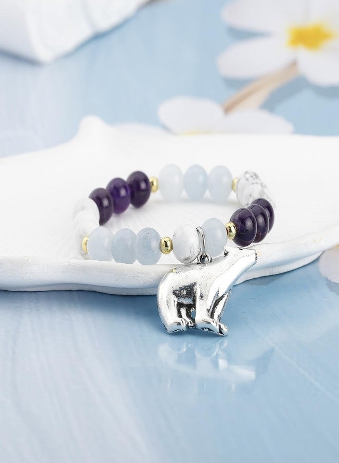 Fullrainbow Sliver Polar Bear Bracelet for Women - Image 5