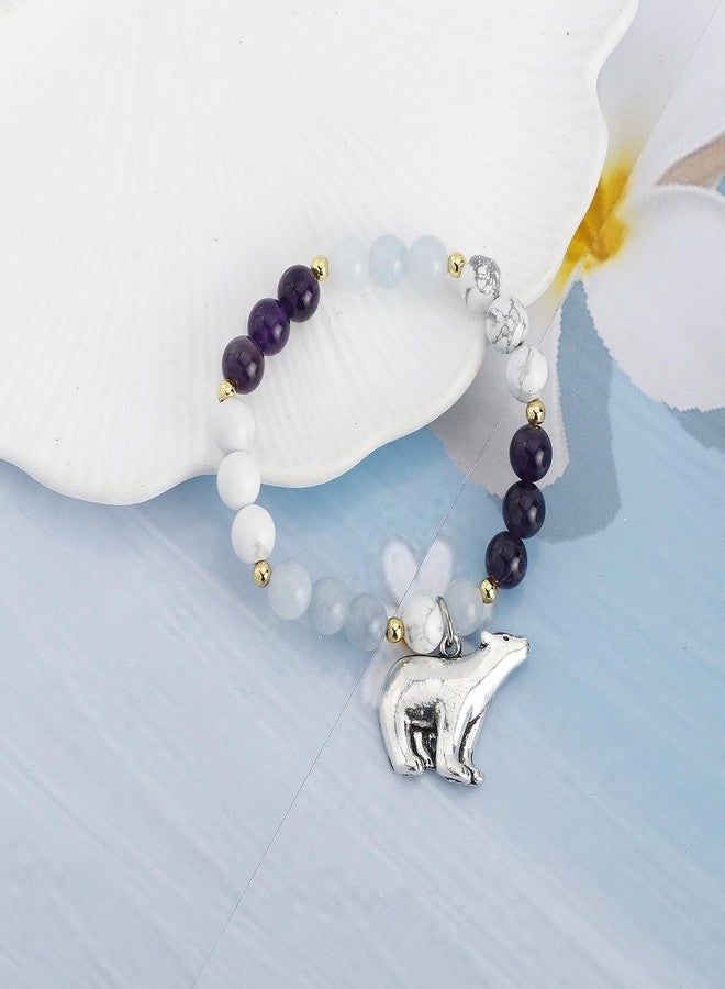 Fullrainbow Sliver Polar Bear Bracelet for Women - Image 4