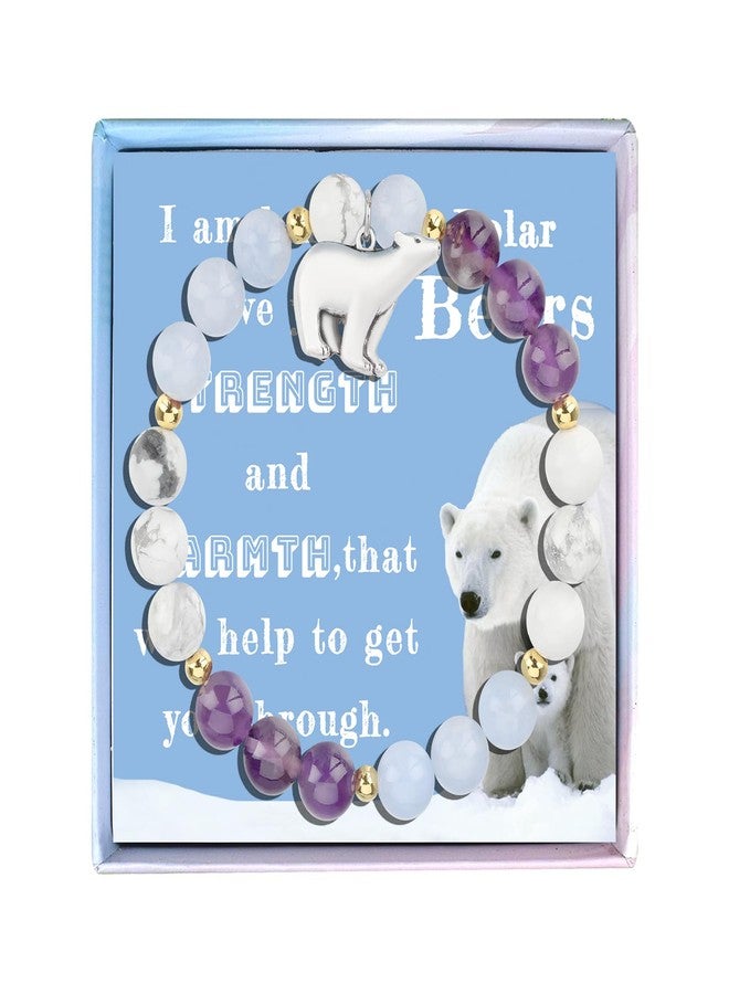 Fullrainbow Sliver Polar Bear Bracelet for Women - Image 1