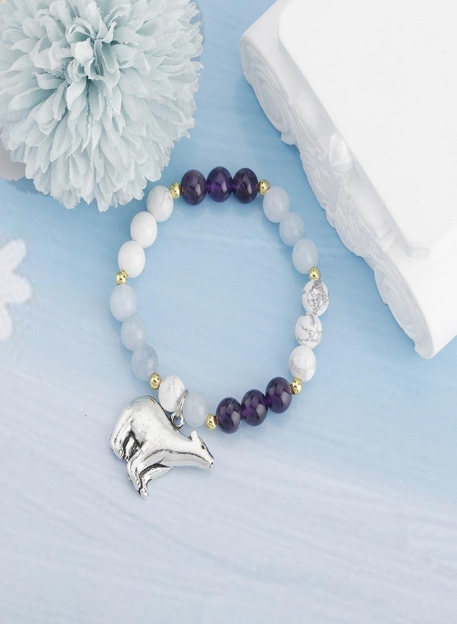 Fullrainbow Sliver Polar Bear Bracelet for Women - Image 3