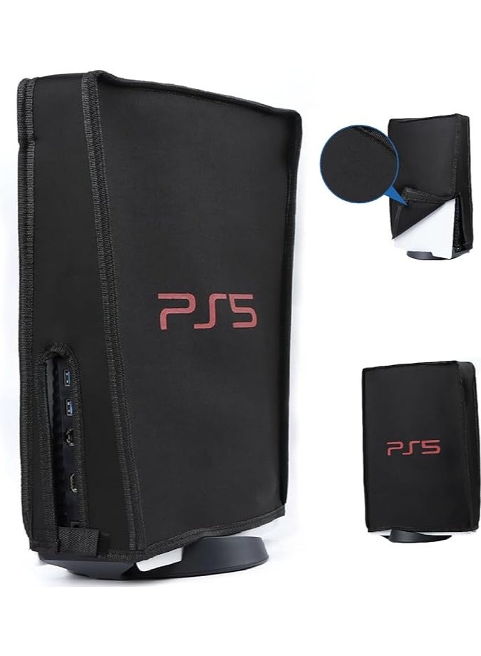 TYCOM PS5 SLIM Dust Cover For PS5 Slim Luxury Waterproof For Playstation Accessories Cover Black - Image 1