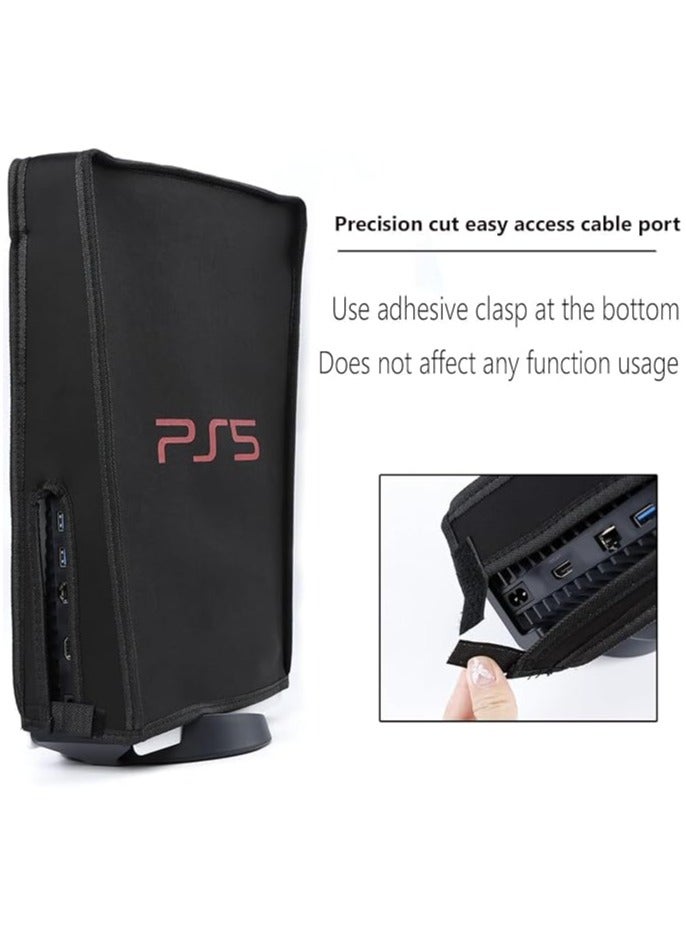 TYCOM PS5 SLIM Dust Cover For PS5 Slim Luxury Waterproof For Playstation Accessories Cover Black - Image 4