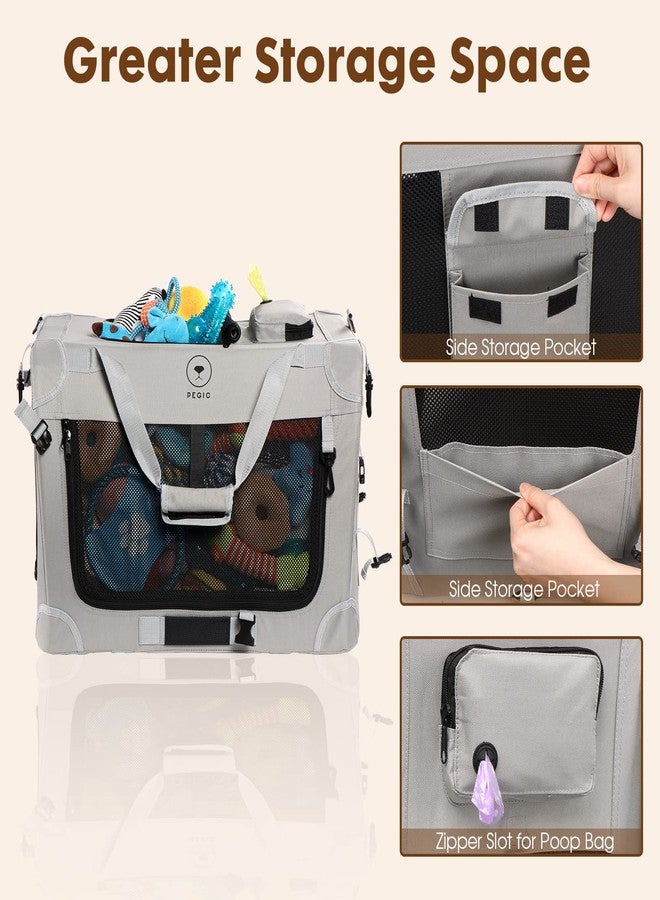 PEGIC Extra Large Cat Carrier for 2 Cats, Portable Soft Sided Large Pet Carrier for Traveling, Indoor and Outdoor Uses, 24"×16"×16" - Image 4