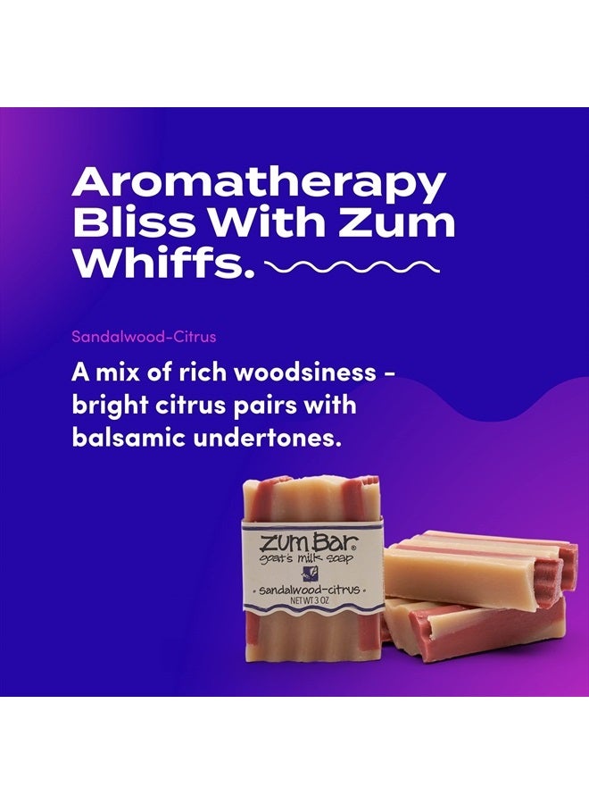 Indigo Wild Zum Bar Goat's Milk Soap - Sandalwood-Citrus - 3 oz (3 Pack) - Image 3