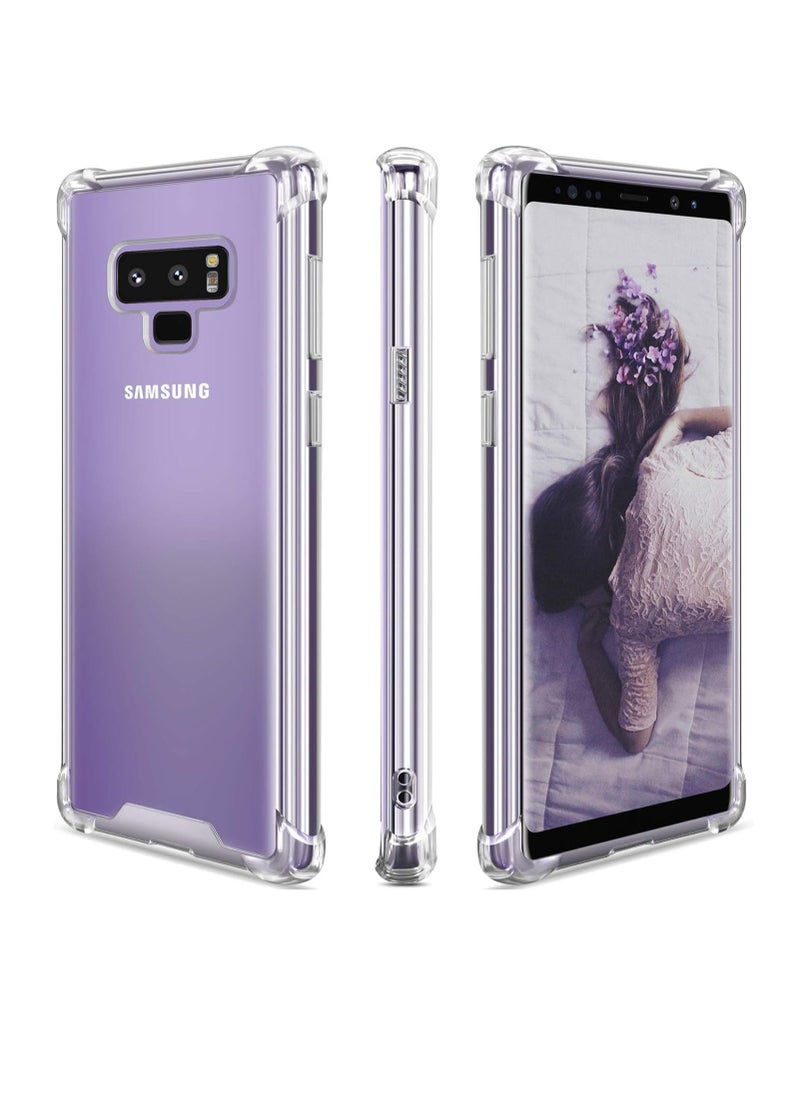 Generic - (Samsung Galaxy Note 9) Clear Case Soft TPU Silicone Bumper Reinforced Corner Full Camera Protection Transparent Cover - Image 1