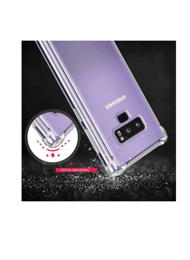 Generic - (Samsung Galaxy Note 9) Clear Case Soft TPU Silicone Bumper Reinforced Corner Full Camera Protection Transparent Cover - Image 1